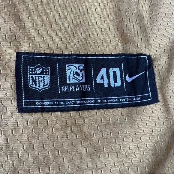 Nike NFL OnField Pittsburg Steelers Stitched Black Gold Jersey #83 Miller, Sz 40 - Picture 6 of 10